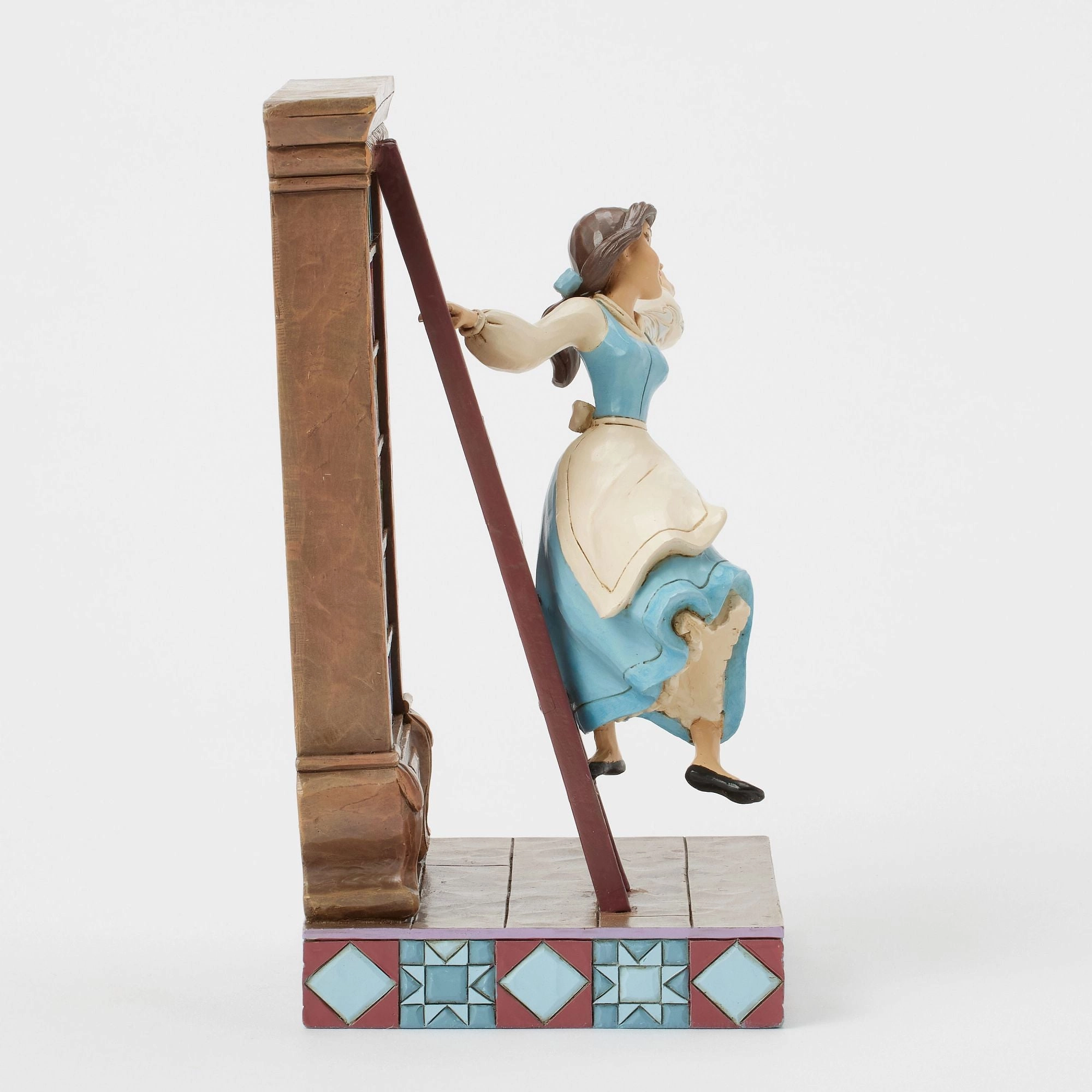 Belle with Bookshelf