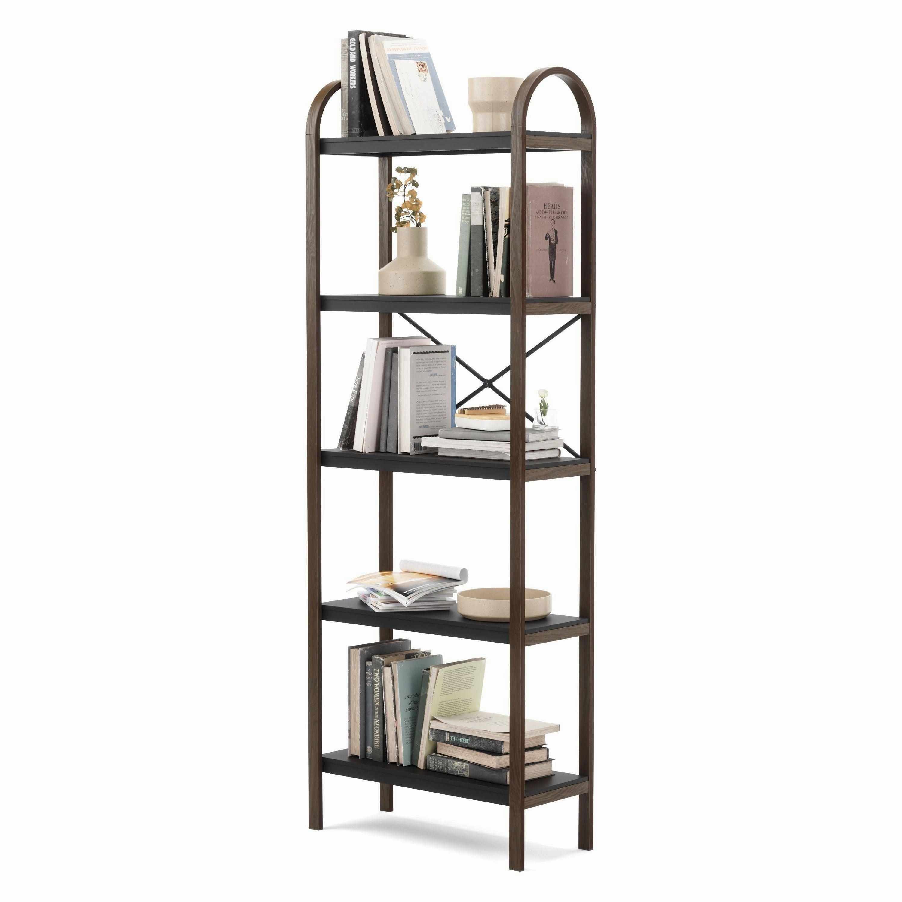 Bellwood 5-Tiered Freestanding Shelf Shelving,floating wall shelves