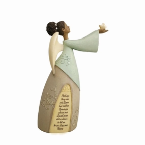 Bereavement African American Angel by Enesco Foundations Decorative Mirror,Home Decor Mirror