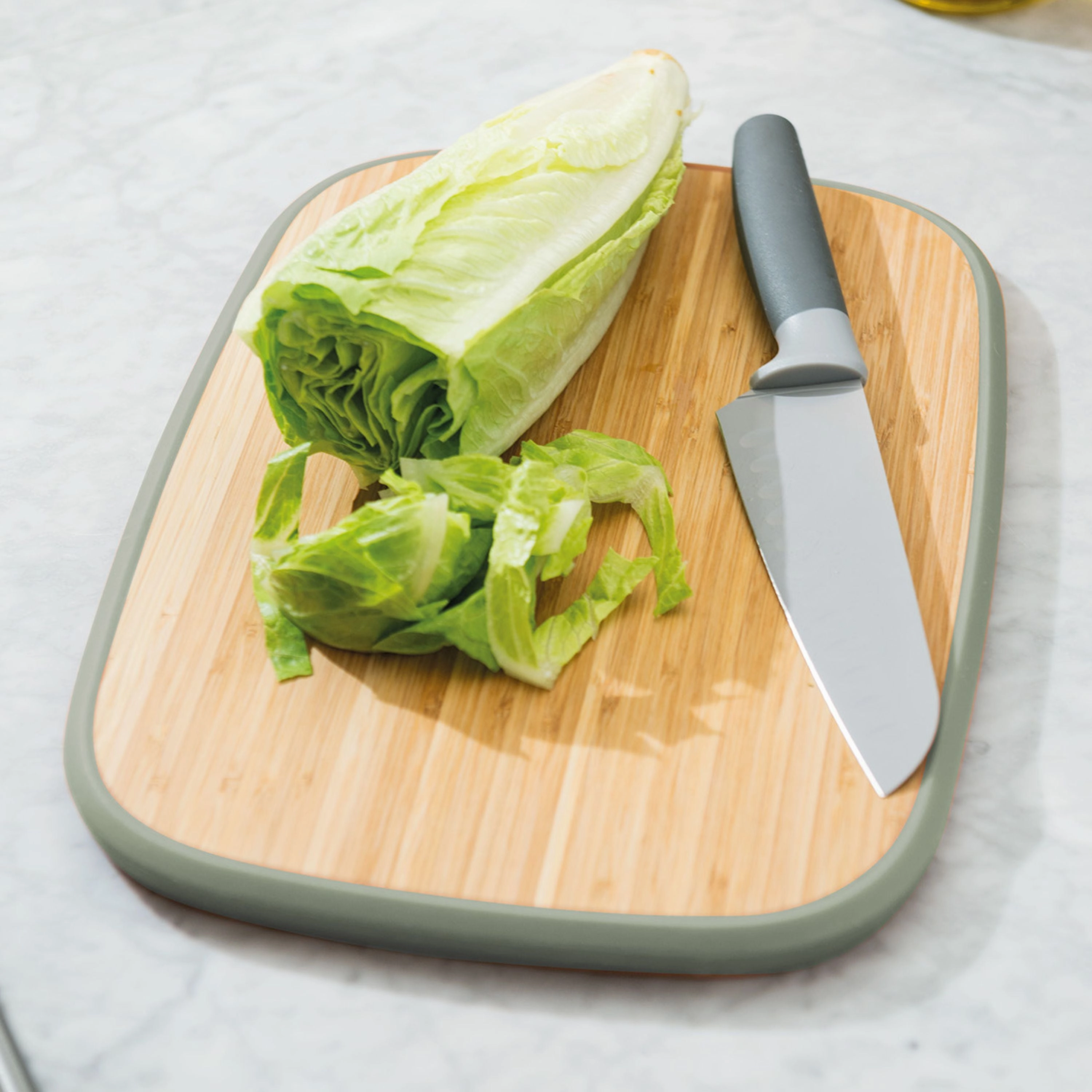 BergHOFF Balance Bamboo Large Cutting Board 14.5", Recycled Material, Green