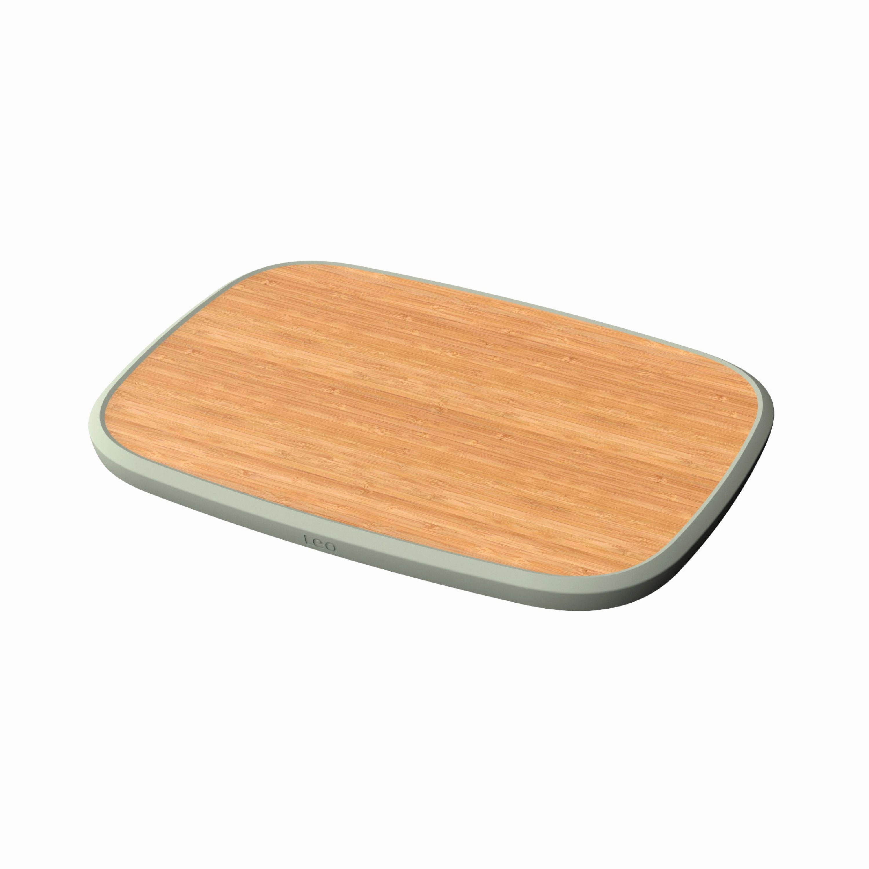 BergHOFF Balance Bamboo Large Cutting Board 14.5", Recycled Material, Green Food Storage,Kitchen Storage