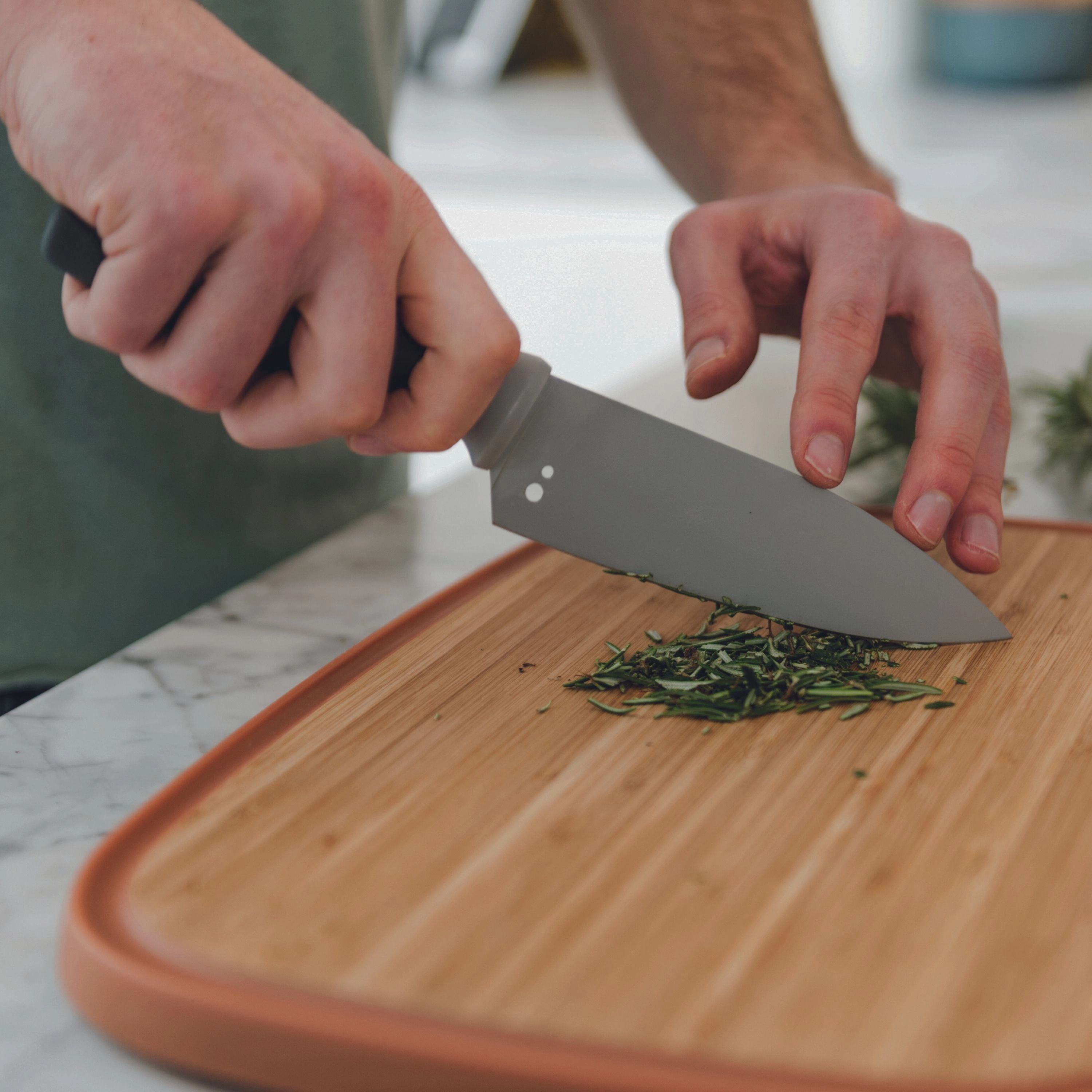 BergHOFF Balance Nonstick Stainless Steel Small Chef's Knife 5.5", Recycled Material