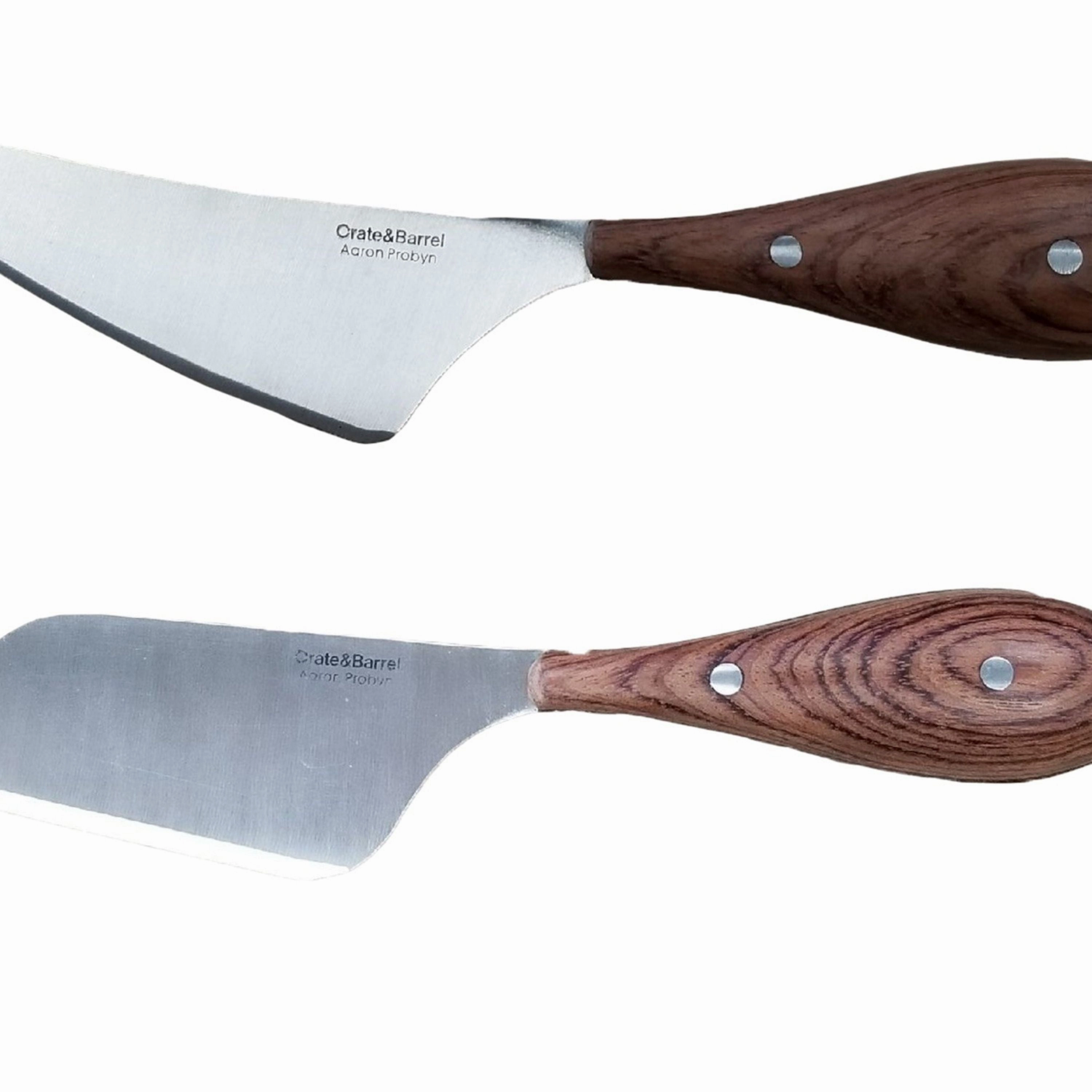 BergHOFF Bamboo 3Pc Rectangle Board  and Aaron Probyn Cheese Knives Set