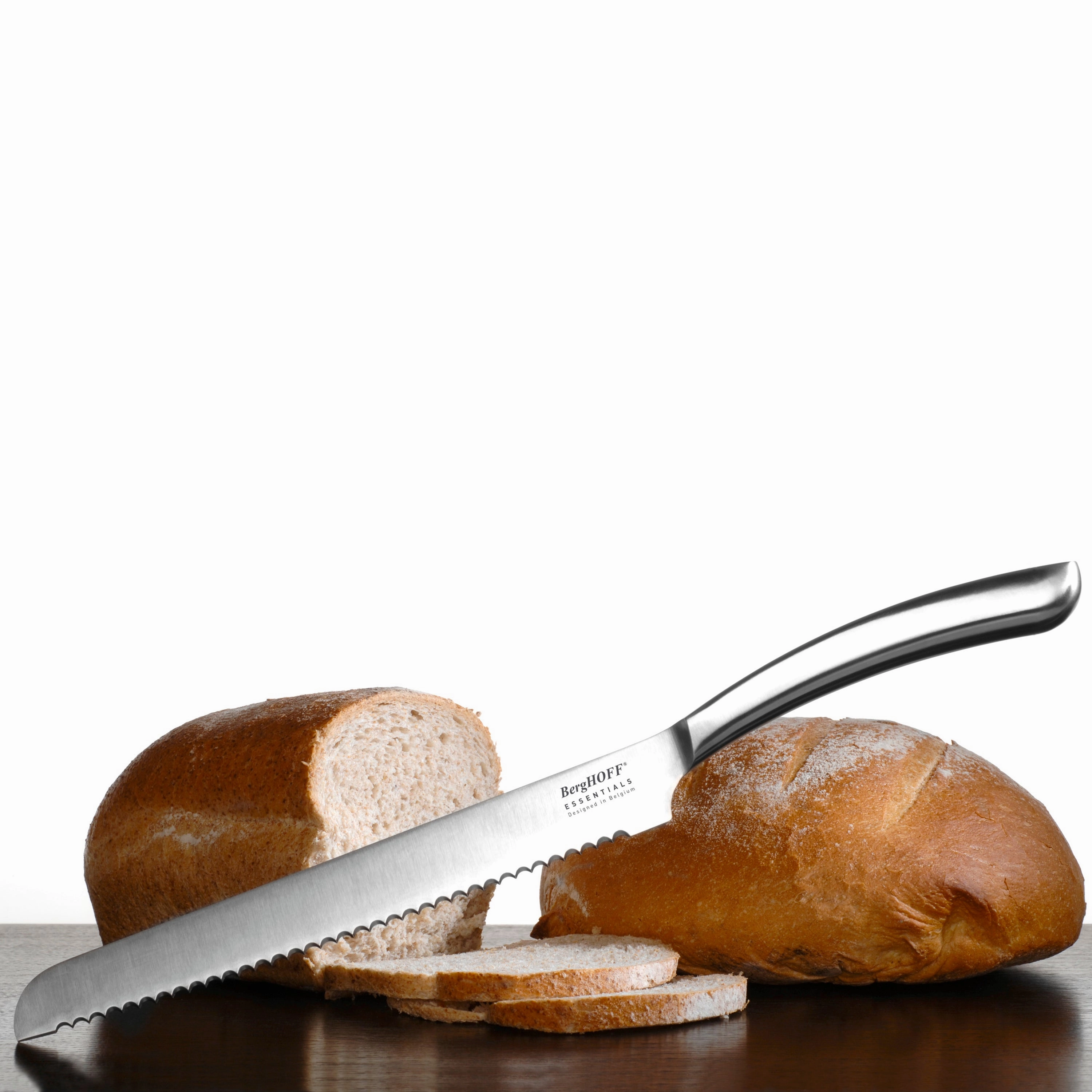 BergHOFF Concavo 8pc Stainless Steel Knife Set with Block