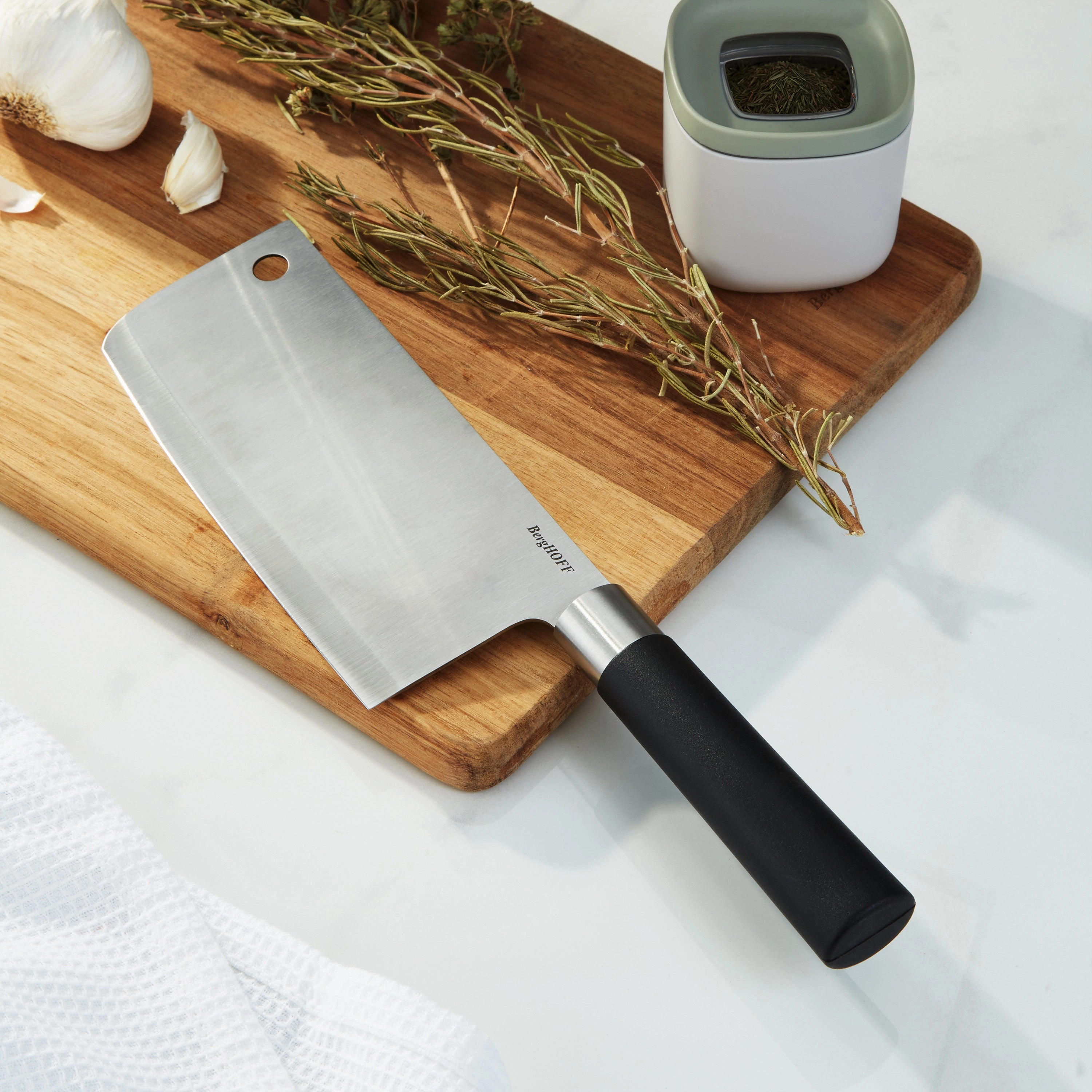 BergHOFF DiNA Codon Stainless Steel Cleaver, 6.75"