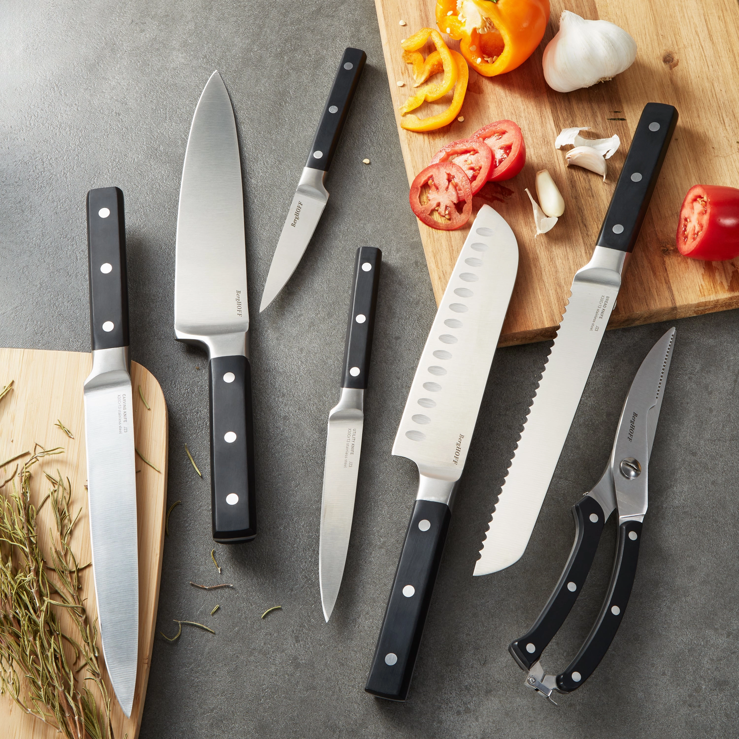 BergHOFF DiNA Gene Stainless Steel Chef's Knife, 8"