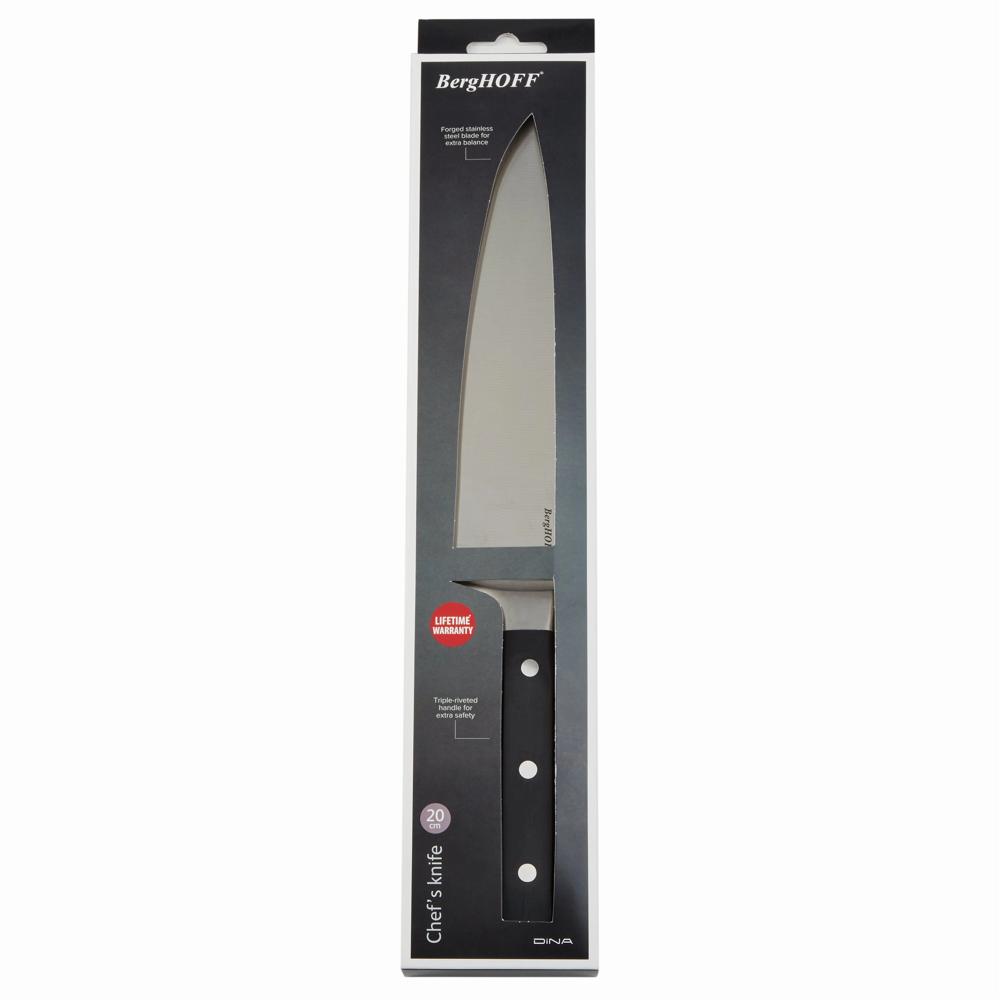 BergHOFF DiNA Gene Stainless Steel Chef's Knife, 8"