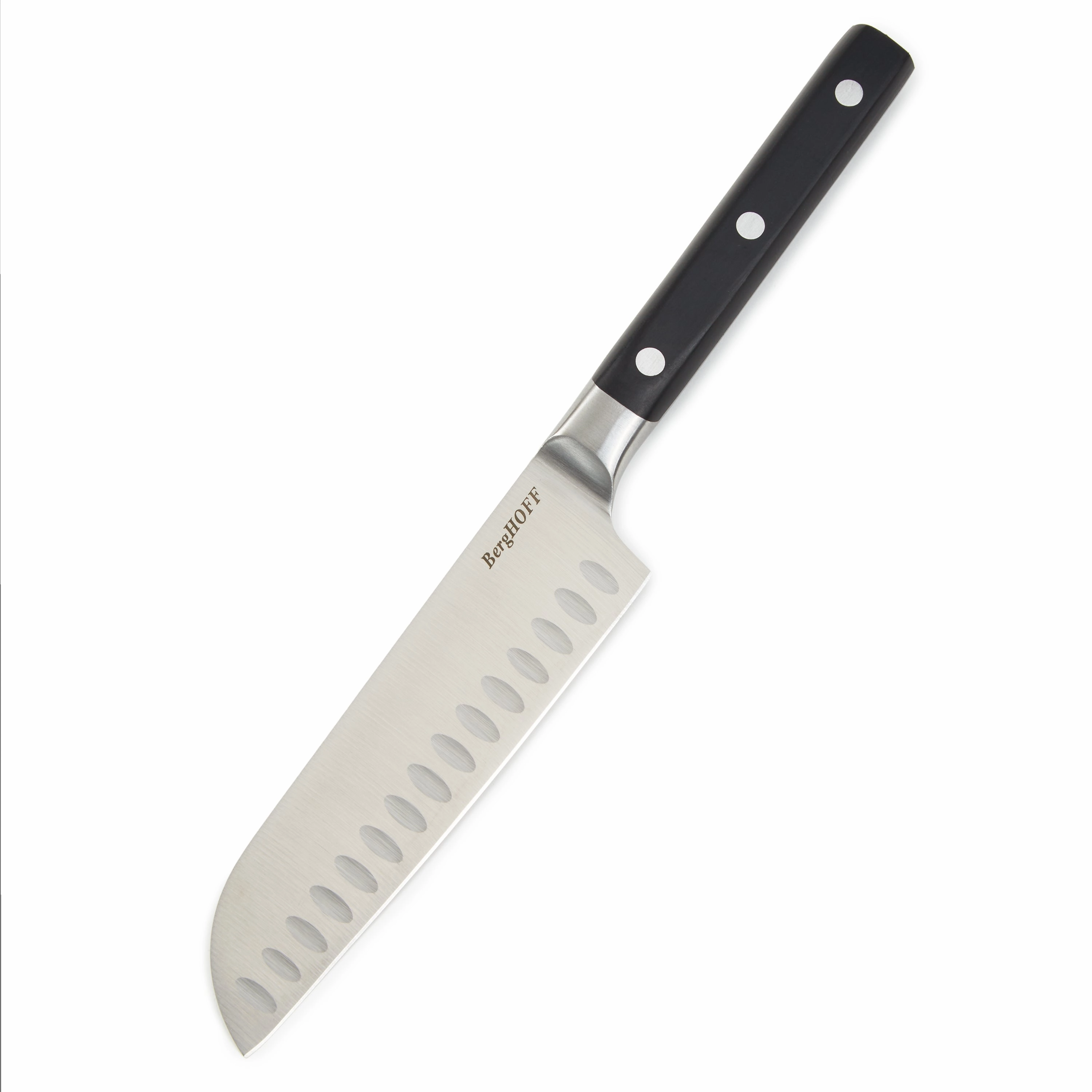 BergHOFF DiNA Gene Stainless Steel Santoku Knife, 5.5" Food Storage,Kitchen Storage