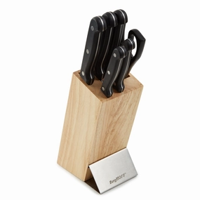 BergHOFF DiNA Pica 7pc Stainless Steel Knife Block Set Food Storage,Kitchen Storage