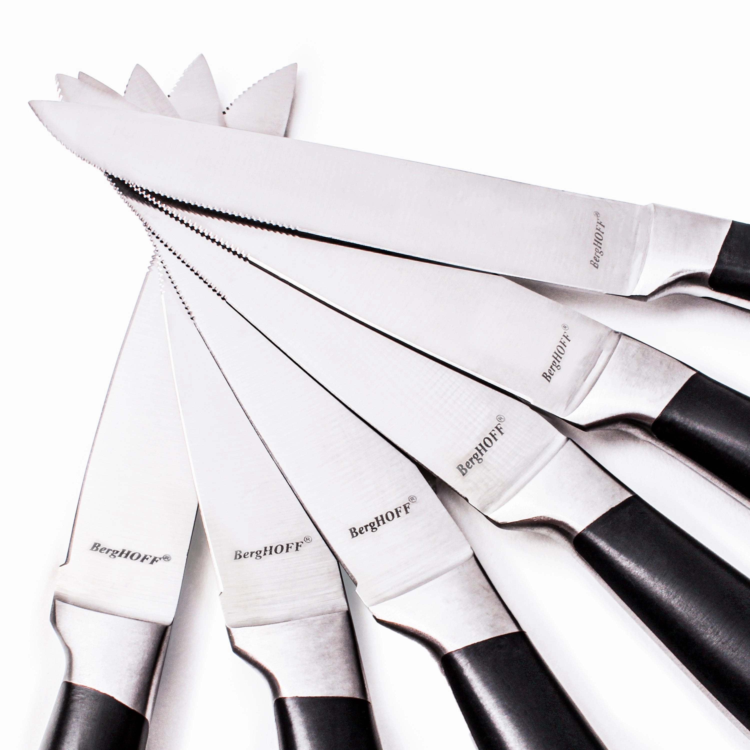 BergHOFF Essentials Geminis 4.75" Stainless Steel Steak Knife, Set of 6