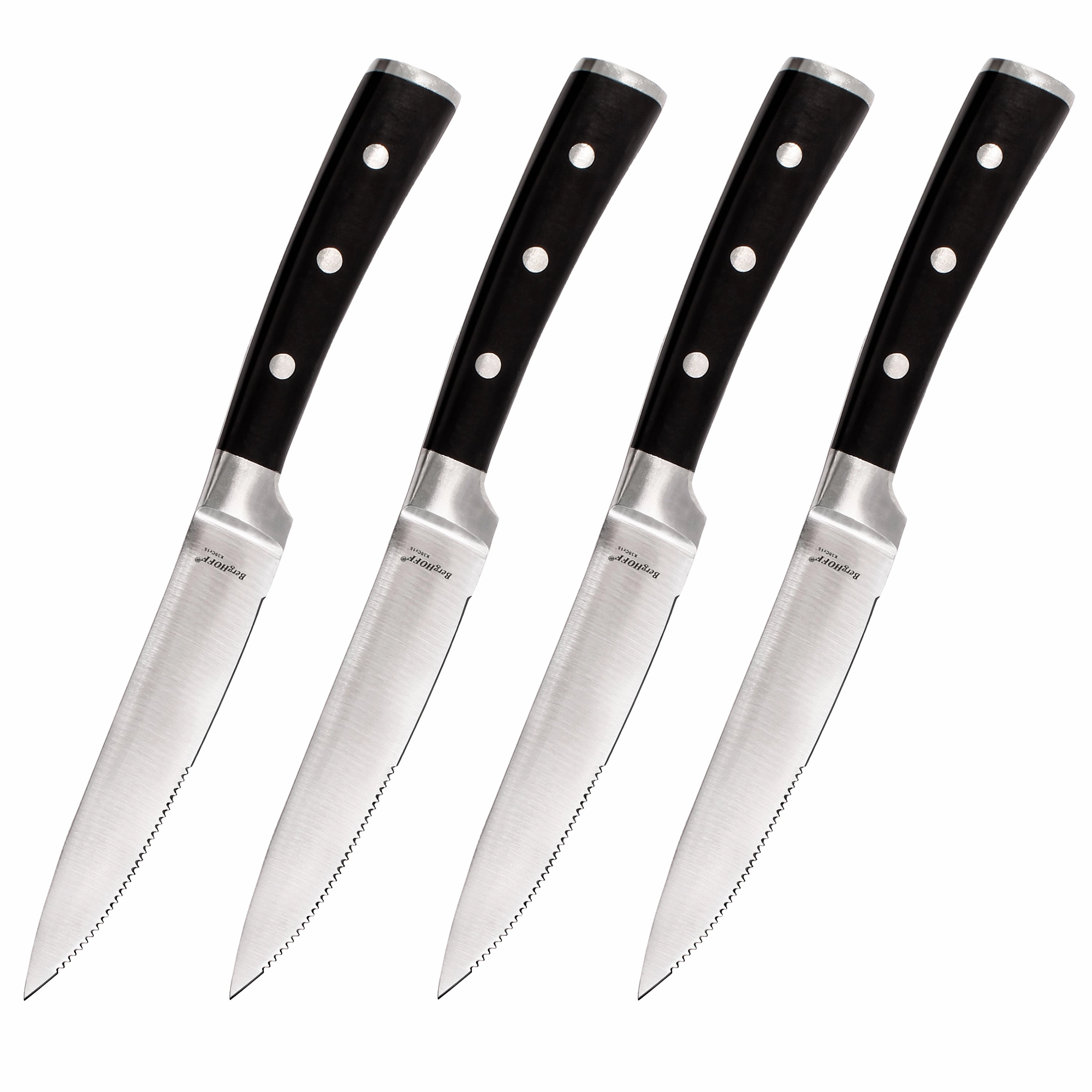 BergHOFF Essentials Stainless Steel 4Pc Steak Knife Set 5" Food Storage,Kitchen Storage
