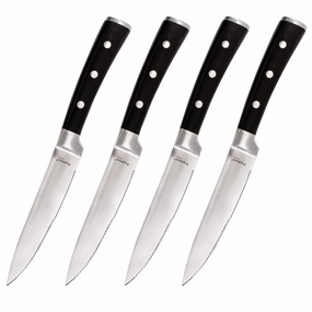 BergHOFF Essentials Stainless Steel 4Pc Steak Knife Set 5" Food Storage,Kitchen Storage
