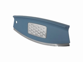 BergHOFF Leo 11.75" Pizza Slicer and Grater, Blue Food Storage,Kitchen Storage