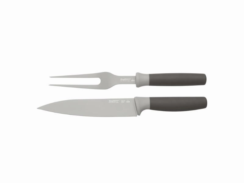 BergHOFF Leo 2Pc Nonstick Stainless Steel Carving Set Food Storage,Kitchen Storage