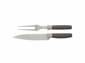 BergHOFF Leo 2Pc Nonstick Stainless Steel Carving Set Food Storage,Kitchen Storage