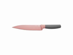 BergHOFF Leo 7.5" Stainless Steel Carving Knife, Pink Food Storage,Kitchen Storage