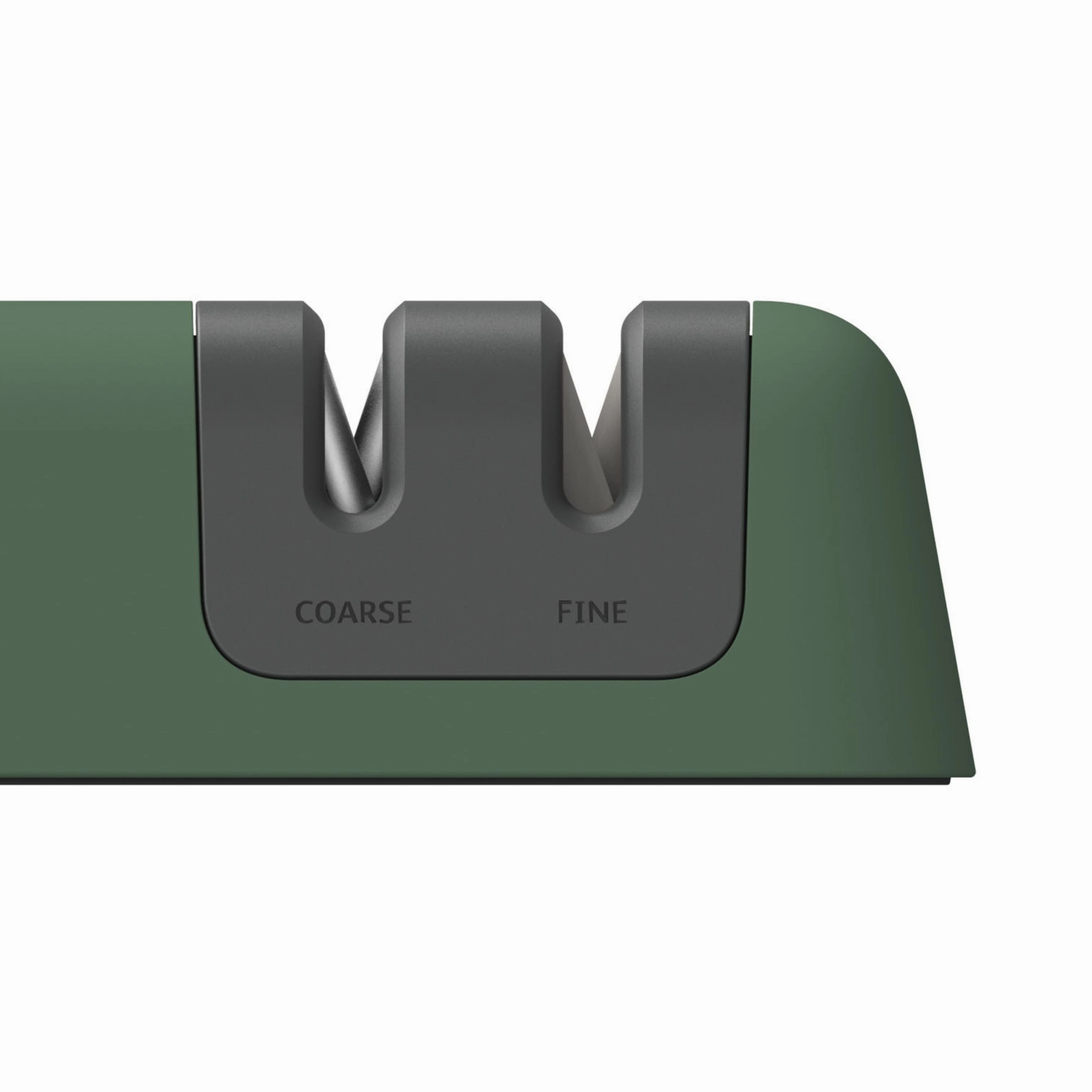 BergHOFF Leo Graphite Two-Stage Knife Sharpener, Sage