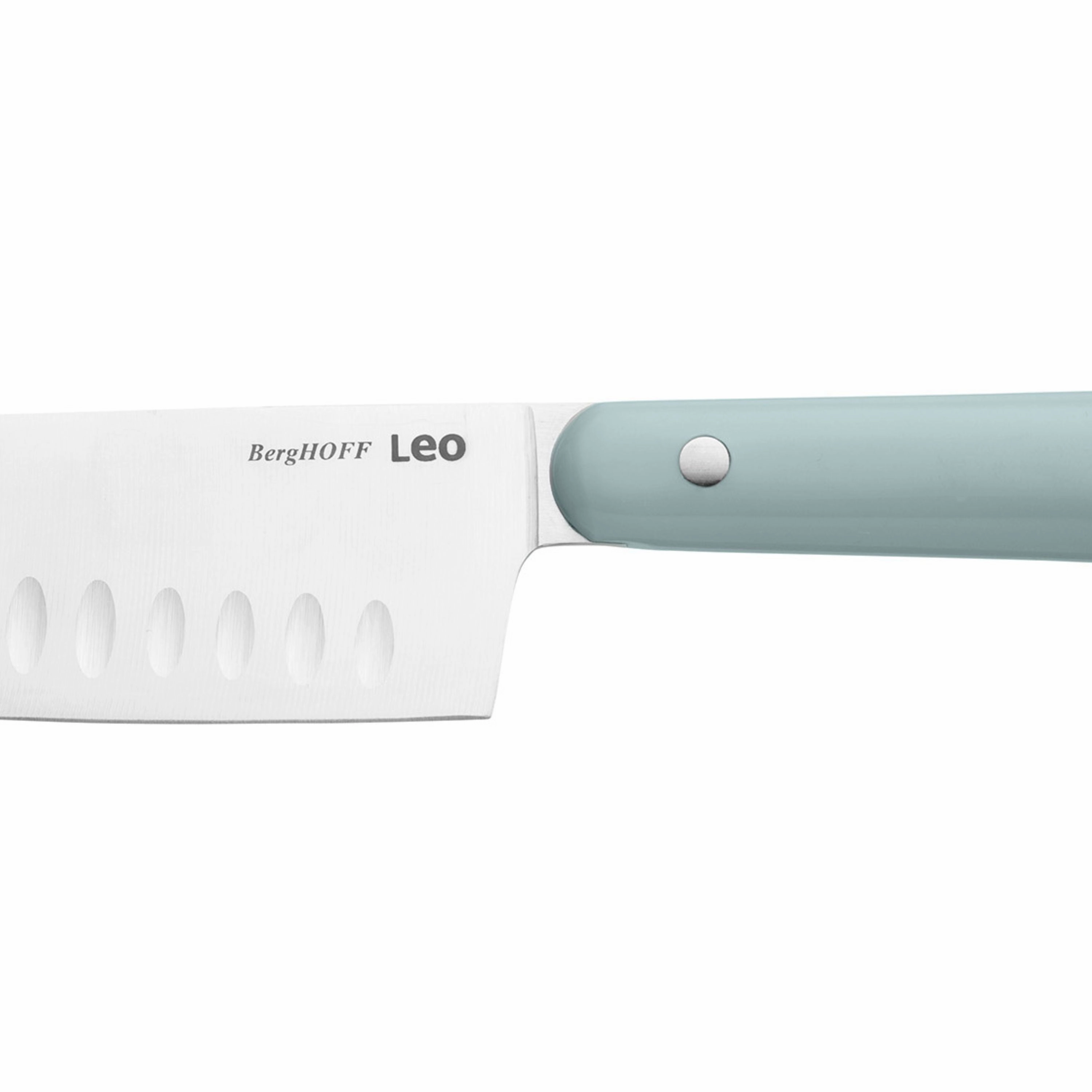 BergHOFF Leo Slate Stainless Steel Santoku Knife 7"