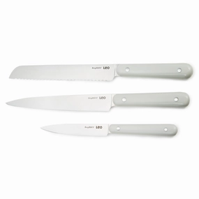 BergHOFF Leo Spirit 3Pc Cutlery Set, Stainless Steel Blades Food Storage,Kitchen Storage