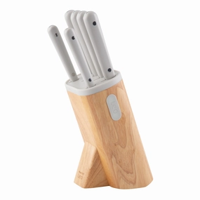 BergHOFF Leo Spirit Stainless Steel 7Pc Knife Block Set Food Storage,Kitchen Storage