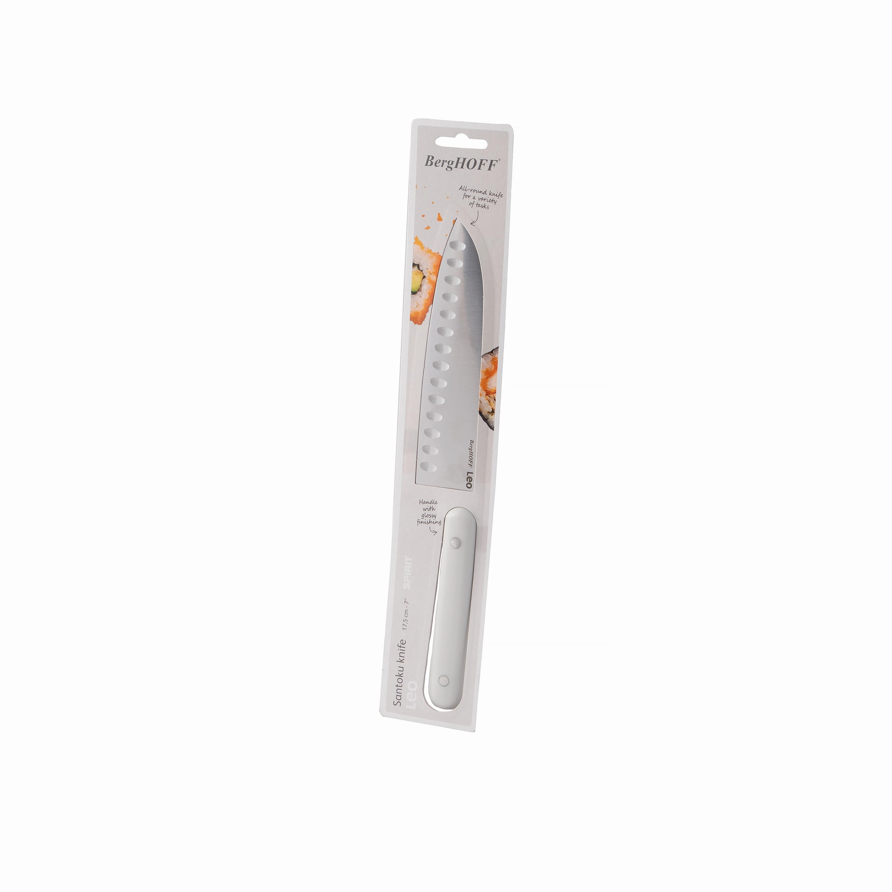 BergHOFF Leo Spirit Stainless Steel Santoku Knife 7"