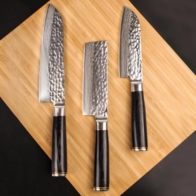 BergHOFF Martello 3Pc Knife Set Food Storage,Kitchen Storage