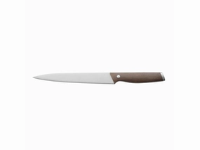 BergHOFF Rosewood 8" Stainless Steel Carving Knife Food Storage,Kitchen Storage