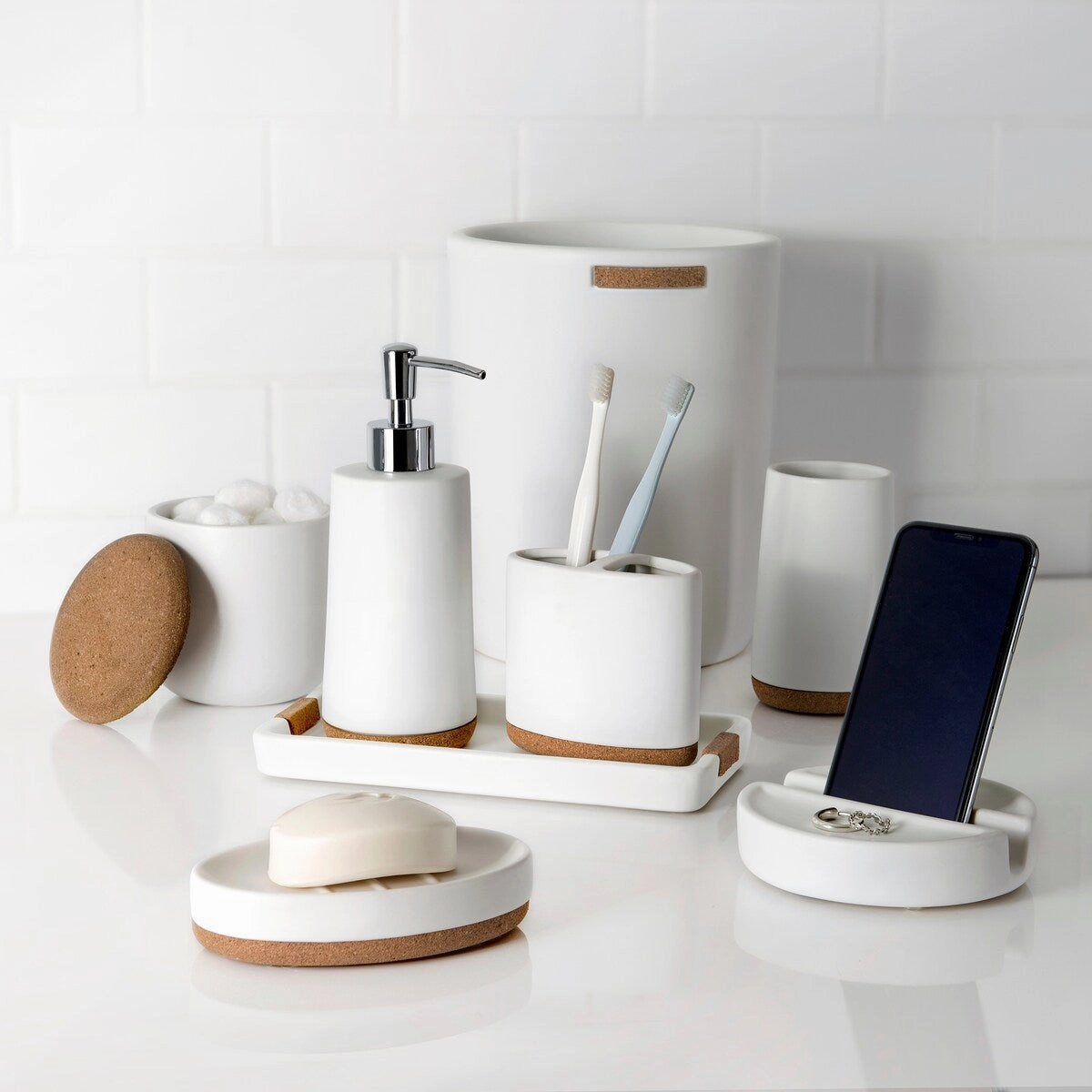 Beringer Toothbrush Holder - White