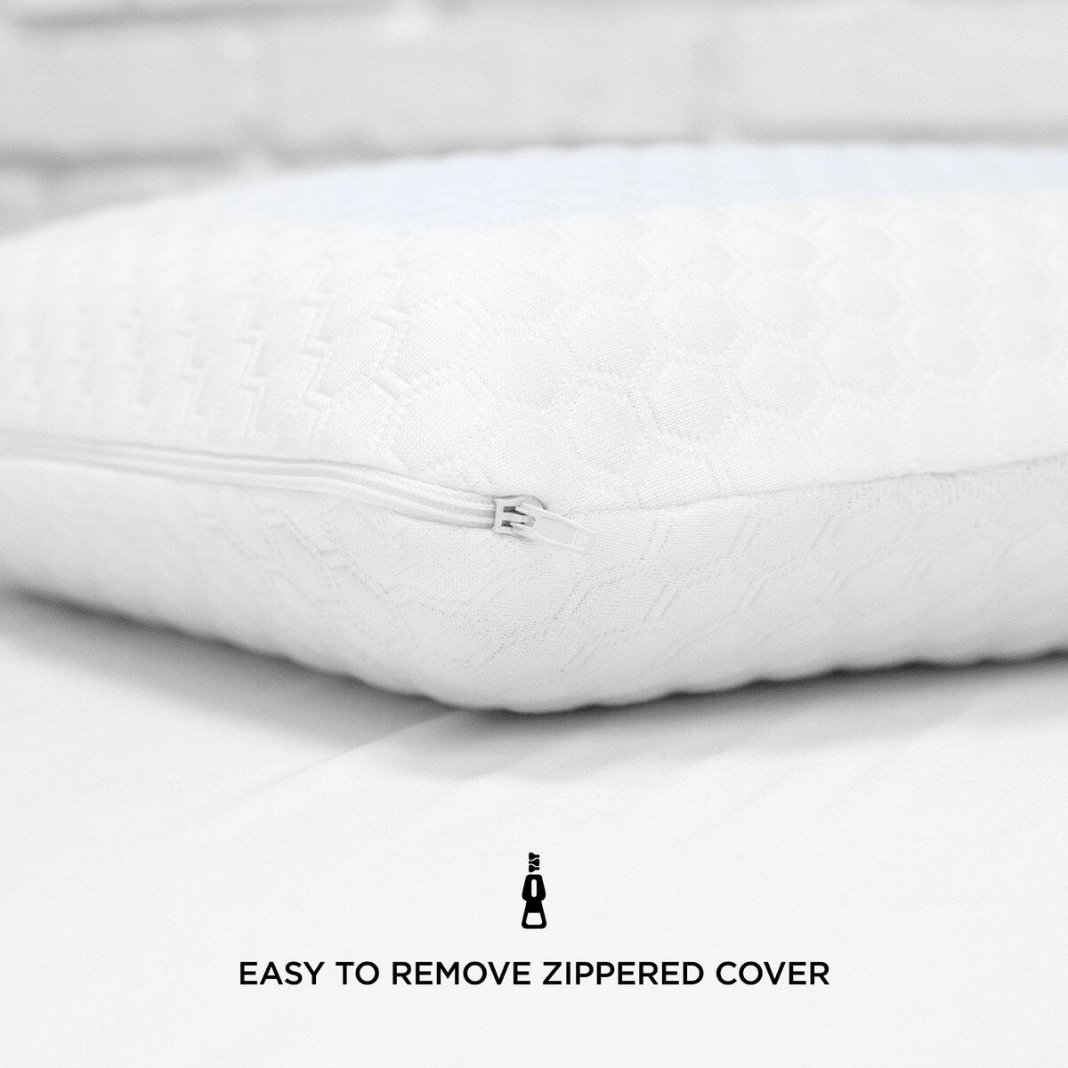 BioPEDIC Memory Foam Bed Pillow with Cooling Gel Overlay