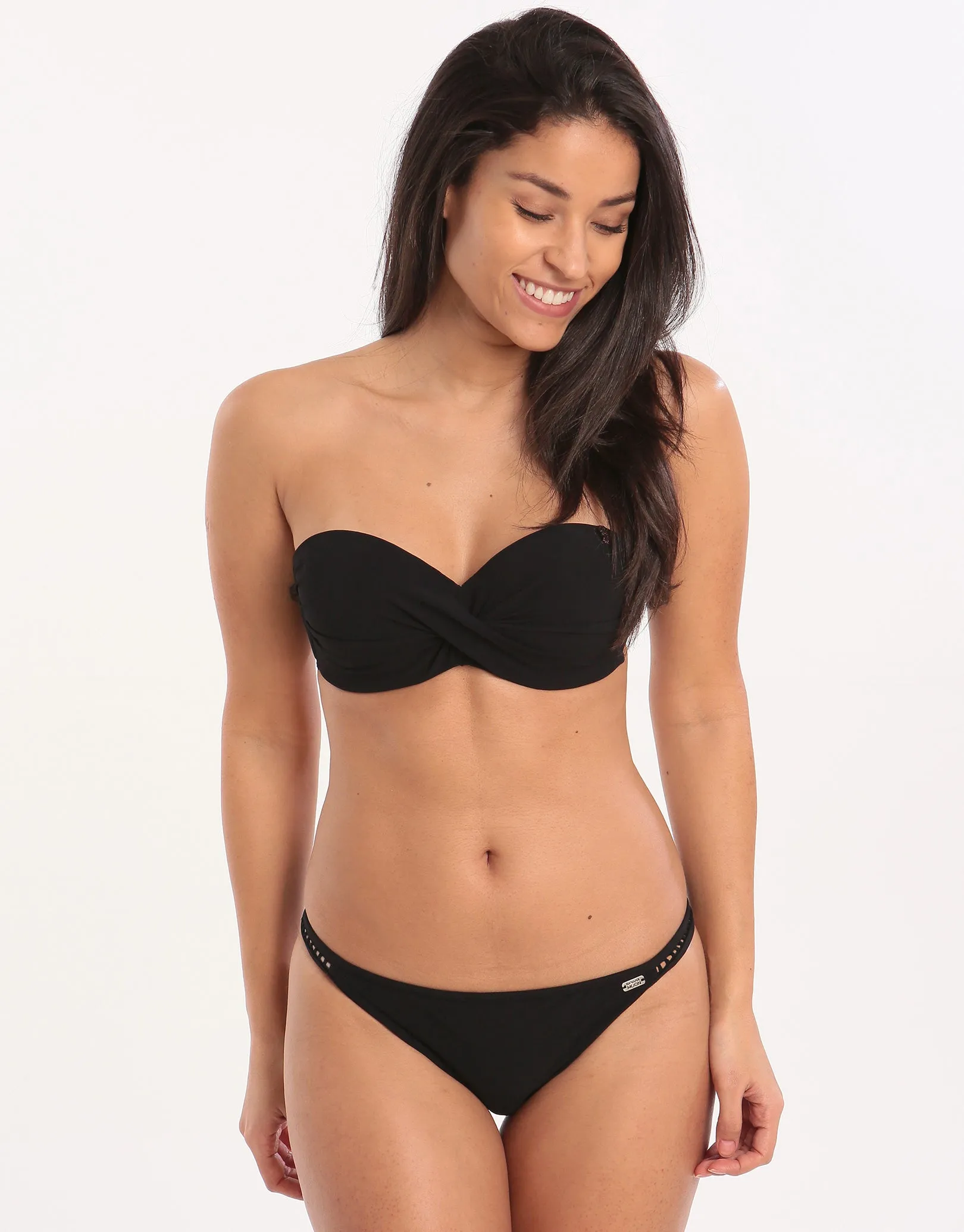 Black Texia Hipster Bottom - Black