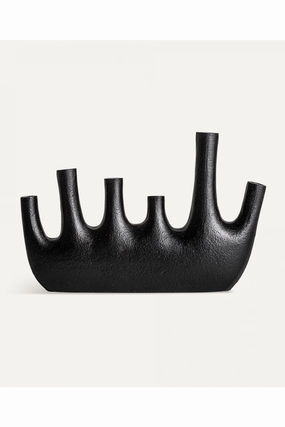 Black Aluminum Vase M | Vical Home Davet Vase,Glass Vase
