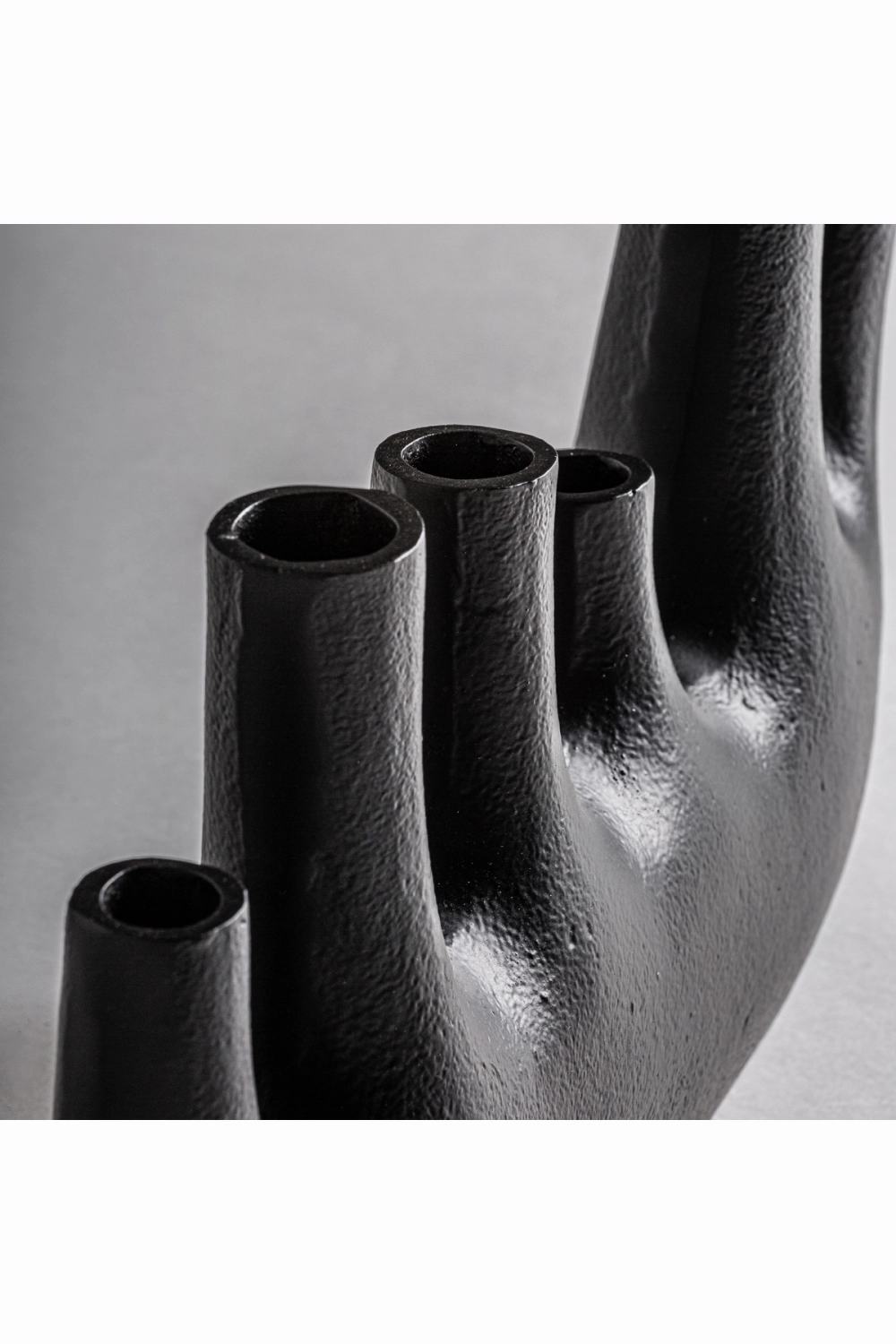 Black Aluminum Vase M | Vical Home Davet