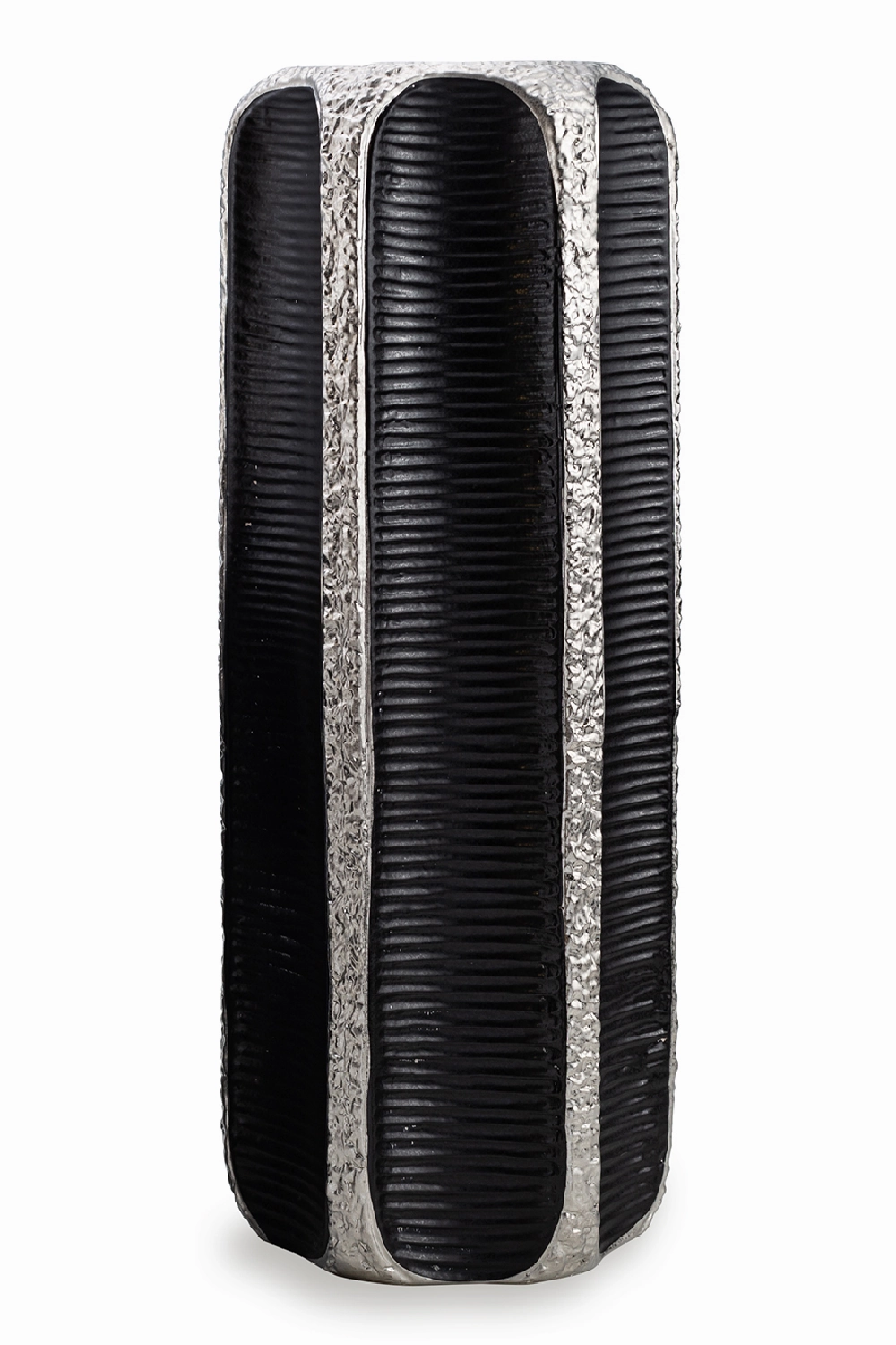 Black And Silver Vase | Liang & Eimil Mora
