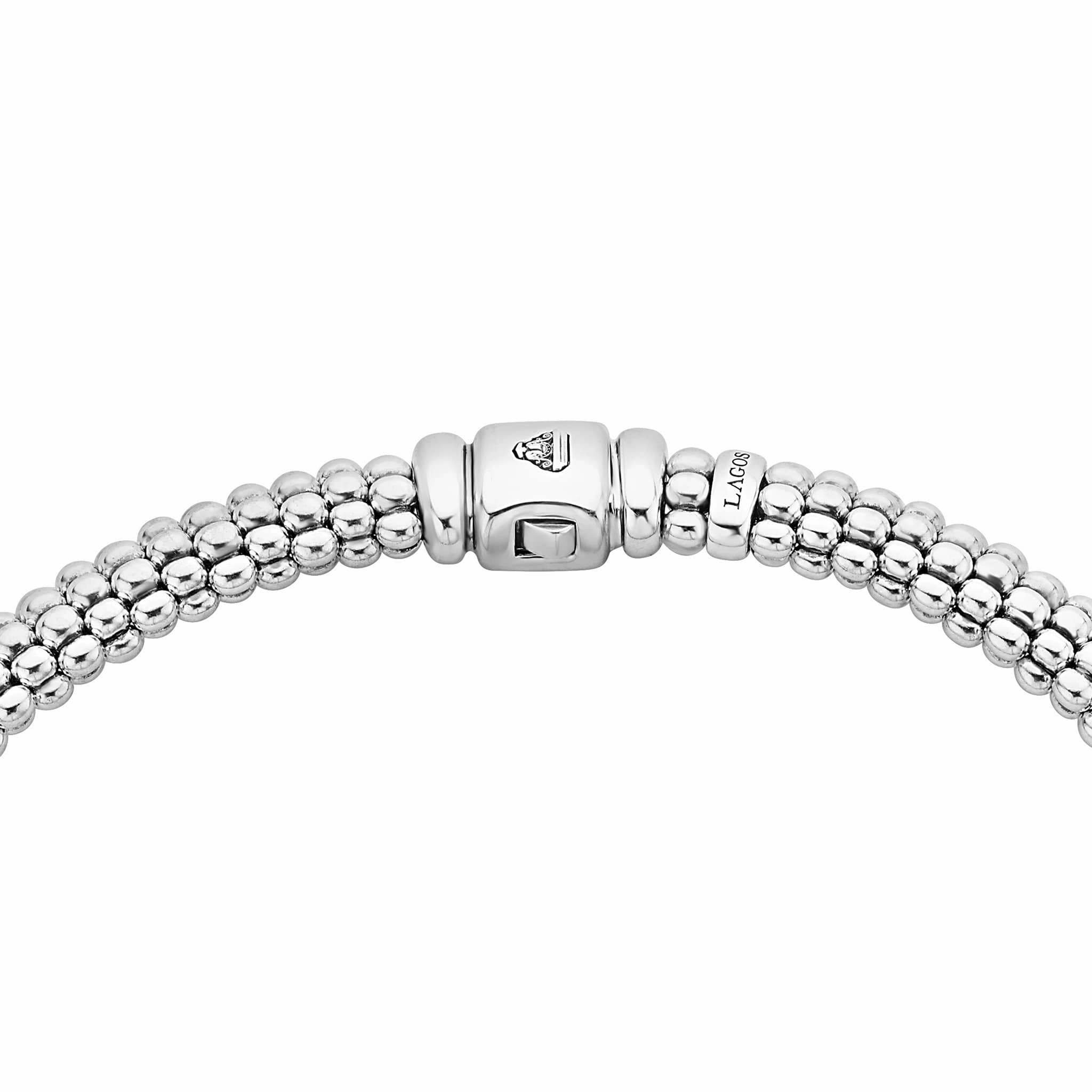 Black Caviar Black Single Station Diamond Caviar Necklace