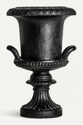 Black Ceramic Amphora Vase | Vical Home Rodas Vase,Glass Vase