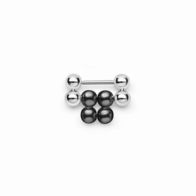 Black Ceramic Infinite Watch Bracelet Link