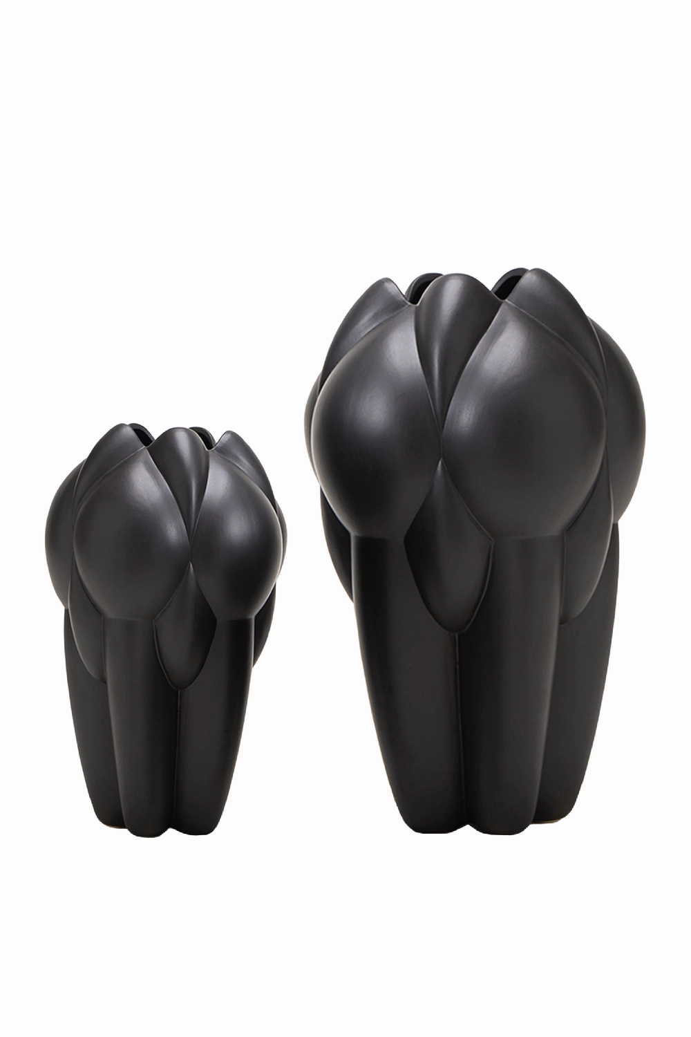 Black Ceramic Modern Vase | Liang & Eimil Lax