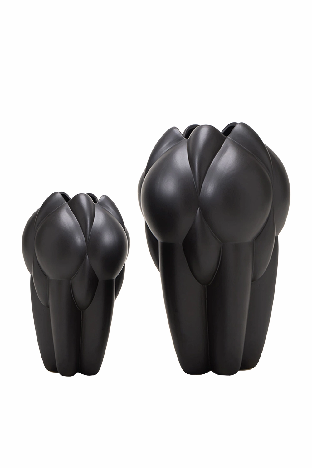Black Ceramic Modern Vase | Liang & Eimil Lax