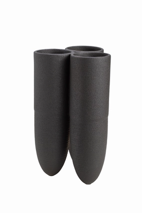 Black Ceramic Novelty Vase | Liang & Eimil Torpedo Vase,Glass Vase