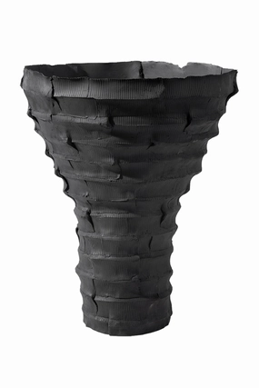 Black Ceramic Vase | Liang & Eimil Dione Vase,Glass Vase