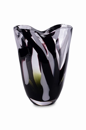 Black Glass Vase | Liang & Eimil Natasha Vase,Glass Vase