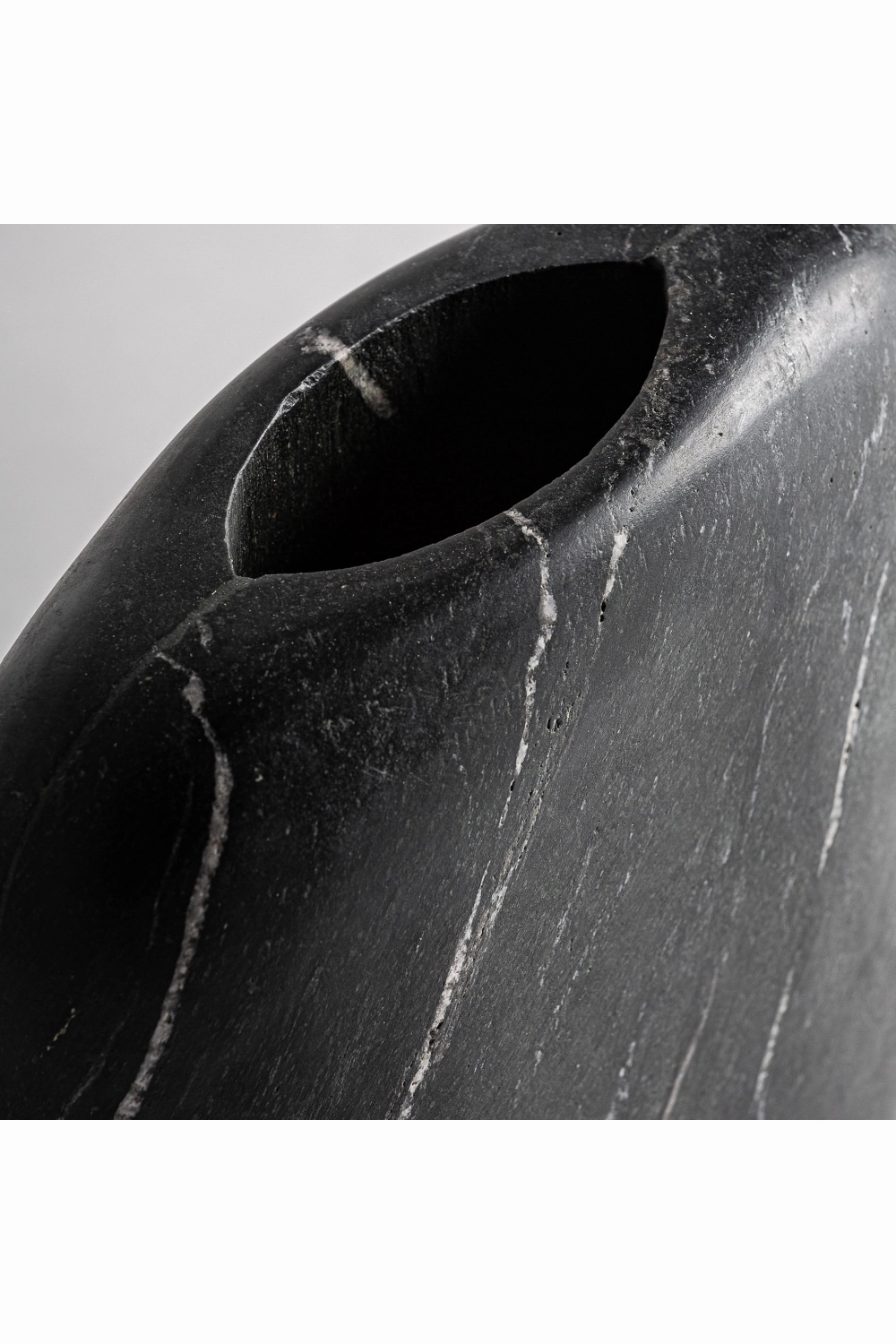 Black Marble Vase S (2) | Vical Home Levi
