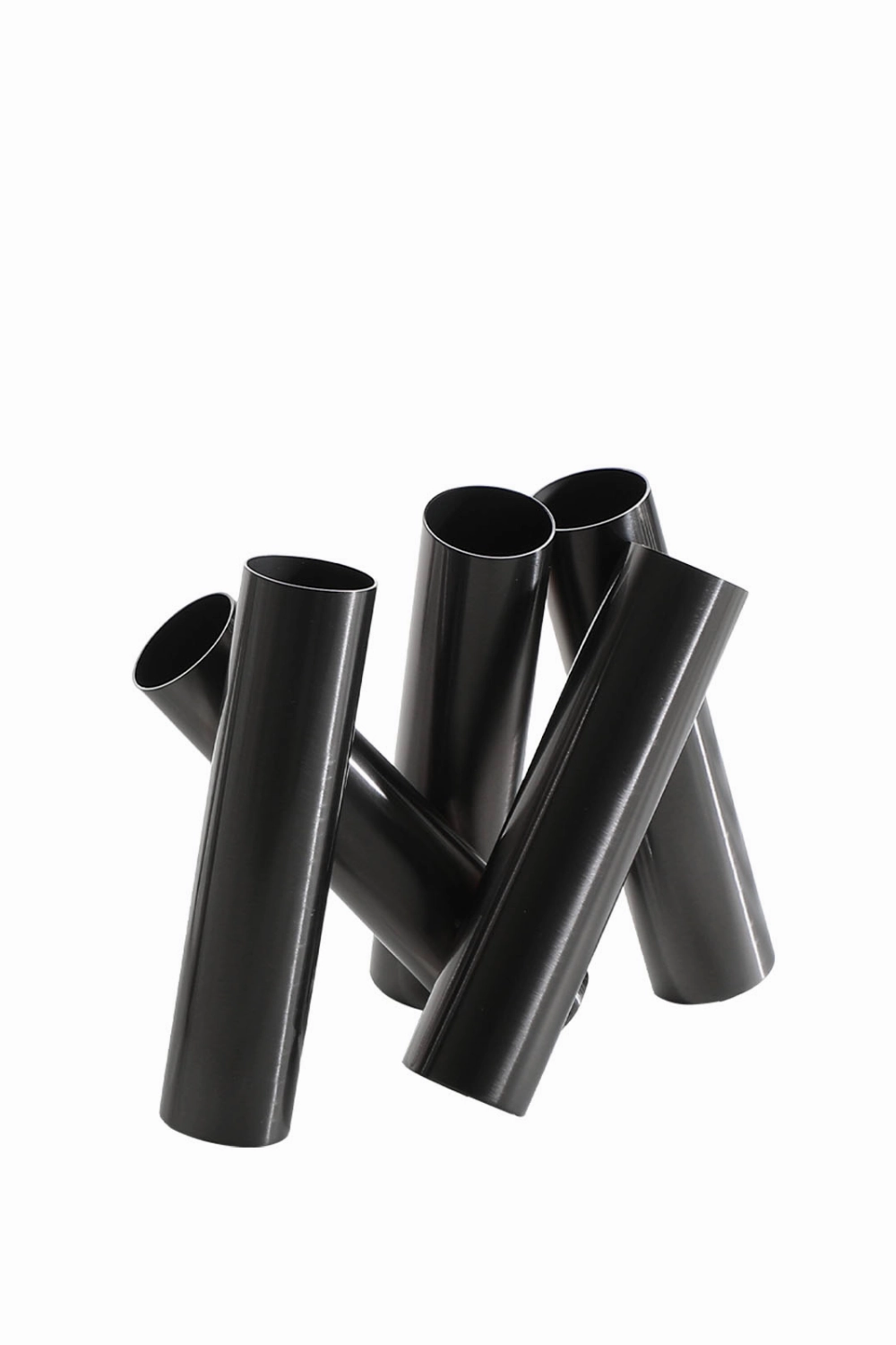 Black Pipe Sculptural Vase (S) | Liang & Eimil Rex Vase,Glass Vase