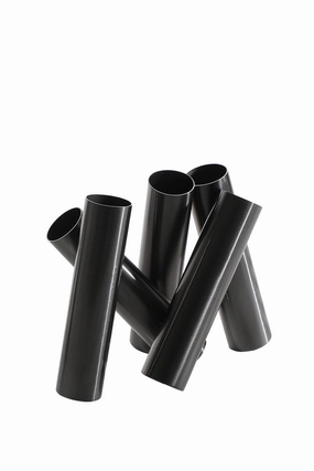 Black Pipe Sculptural Vase (S) | Liang & Eimil Rex Vase,Glass Vase