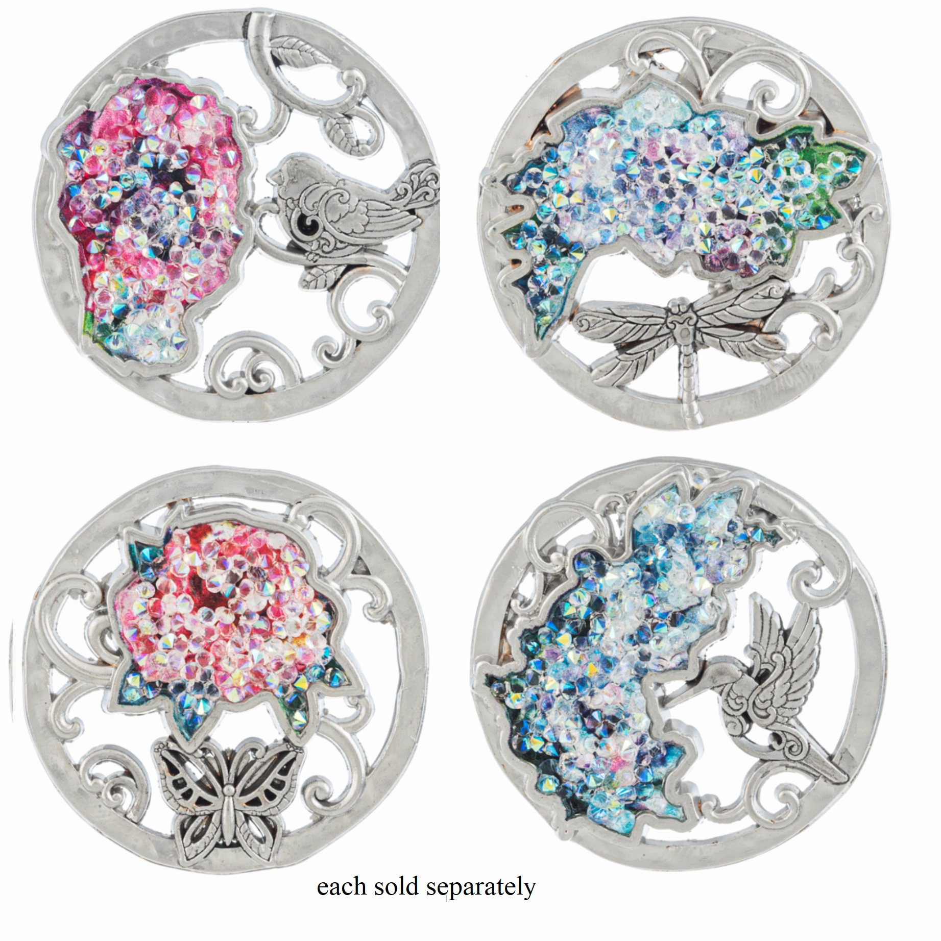 Bloom From Within Token Charm Decorative Mirror,Home Decor Mirror