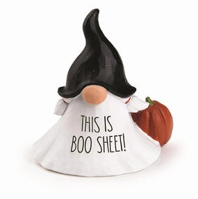 Blossom Bucket This Is Boo Sheet! Halloween Gnome Figurine Decorative Mirror,Home Decor Mirror