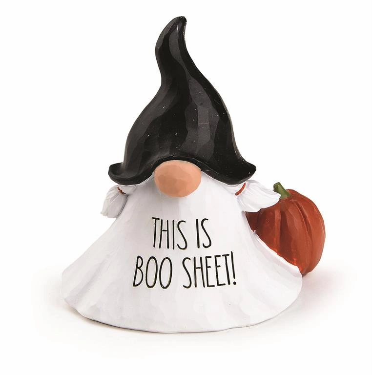 Blossom Bucket This Is Boo Sheet! Halloween Gnome Figurine Decorative Mirror,Home Decor Mirror