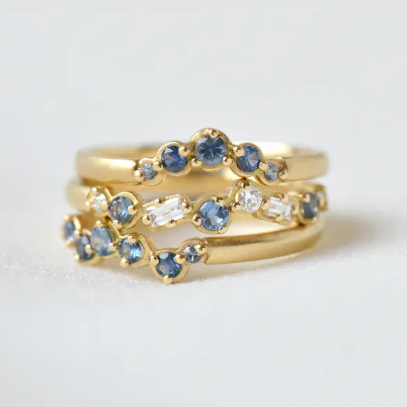 Blue Sapphire Festival Ring