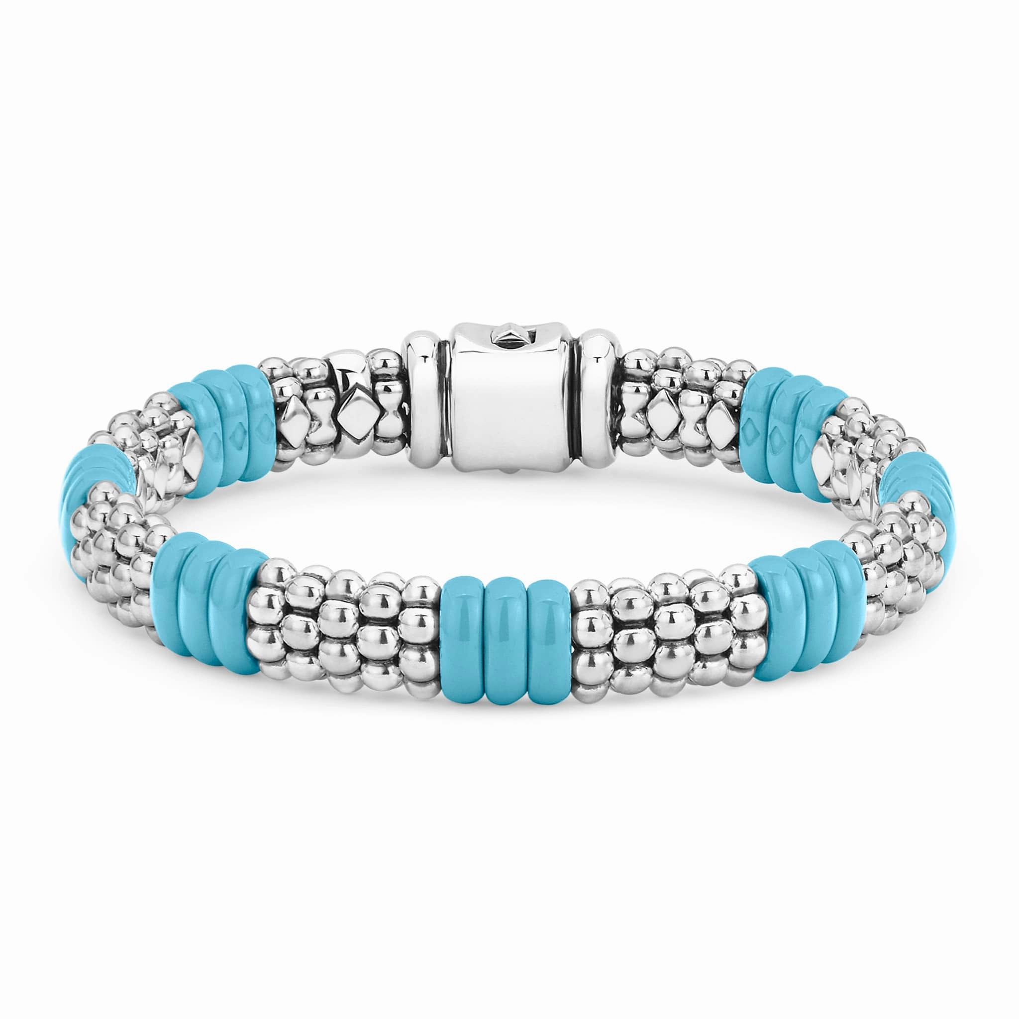 Blue Caviar Blue Ceramic Caviar Beaded Bracelet | 9mm