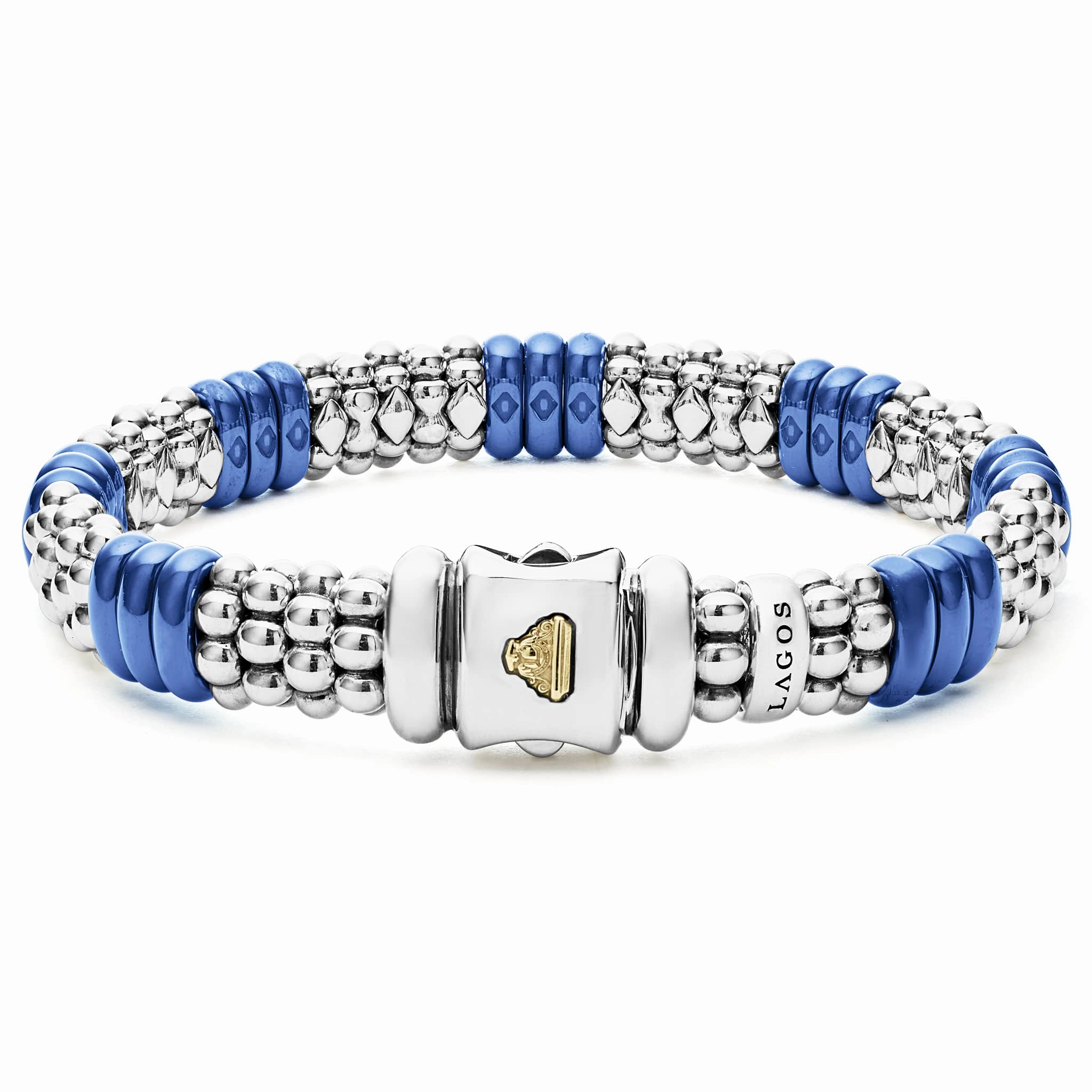 Blue Caviar Ultramarine Ceramic Caviar Beaded Bracelet | 9mm